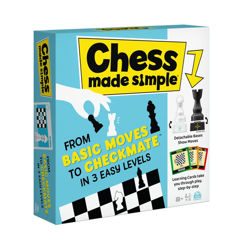 Cardinal Chess Made Simple Board Game 1-2 Players Ages 8+ (CHS429099)