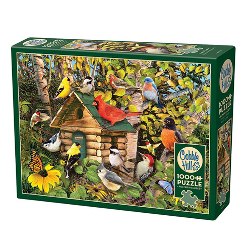 Cobble Hill Bird Cabin Jigsaw Puzzle incl Poster 1000 Pieces (COB40006)