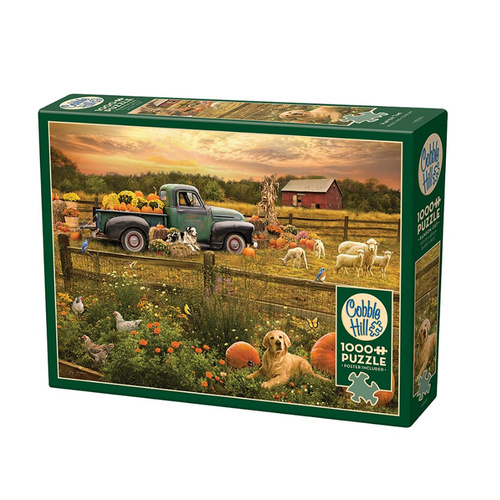 Cobble Hill Harvest Time Jigsaw Puzzle incl Poster 1000pcs (COB40025)