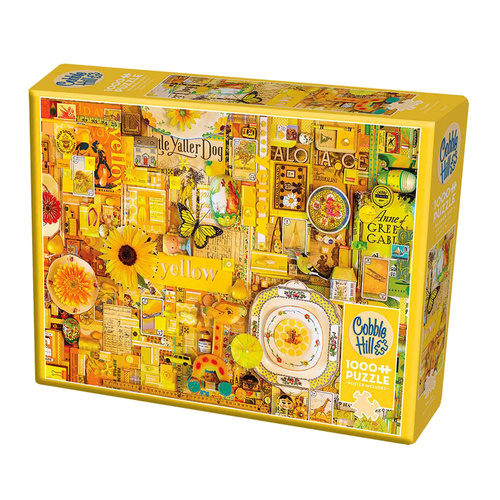 Cobble Hill Rainbow Project Jigsaw Puzzle Yellow 1000 Pieces (COB40058)