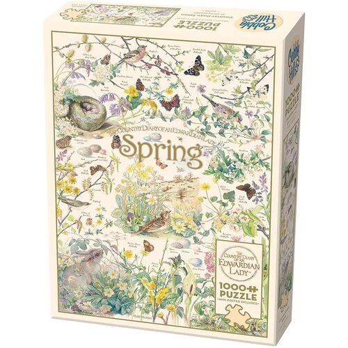 Cobble Hill Country Diary Spring Jigsaw Puzzle incl Poster 1000pcs (COB40092)