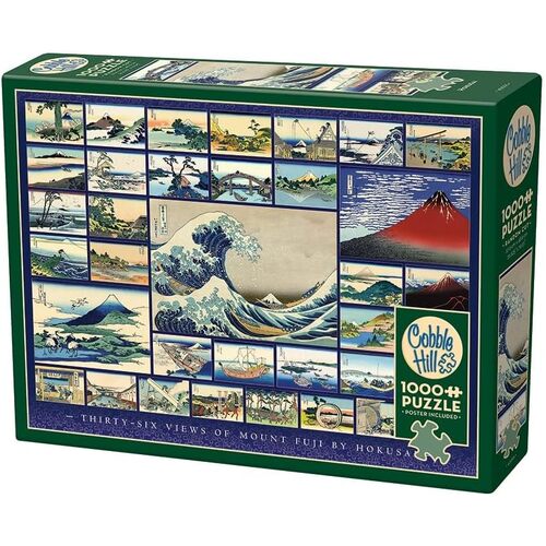 Cobble Hill Hokusai Jigsaw Puzzle incl Poster 1000 Pieces (COB40096)