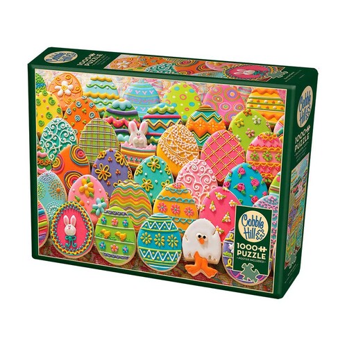 Cobble Hill Easter Eggs Jigsaw Puzzle incl Poster 1000 Pieces (COB40123)