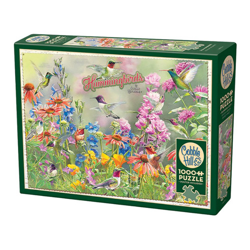 Cobble Hill Hummingbirds Jigsaw Puzzle incl Poster 1000 Pieces (COB40178)