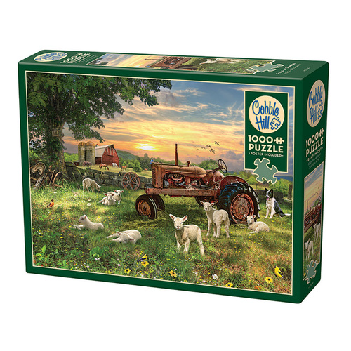 Cobble Hill Field at Sunrise Jigsaw Puzzle incl Poster 1000 Pieces (COB40268)