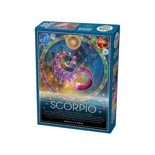 Cobble Hill Scorpio Zodiac Sign Jigsaw Puzzle 500 Pieces (COB45018)