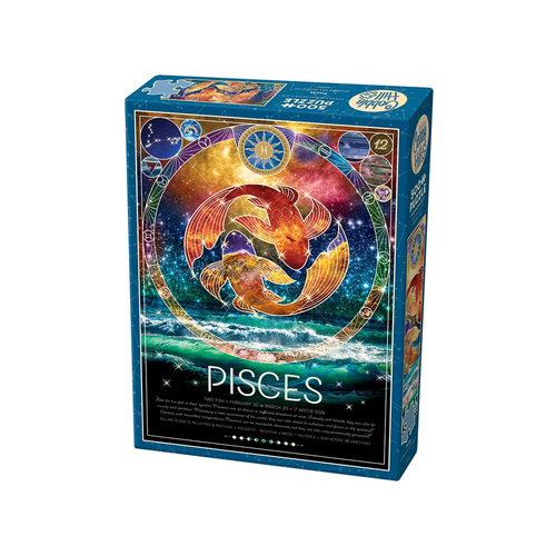 Cobble Hill Pisces Zodiac Sign Jigsaw Puzzle 500 Pieces (COB45022)