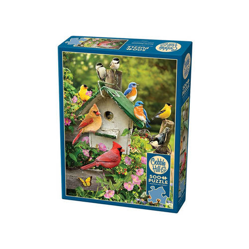 Cobble Hill Summer Birdhouse Jigsaw Puzzle incl Poster 500 Pieces (COB45068)