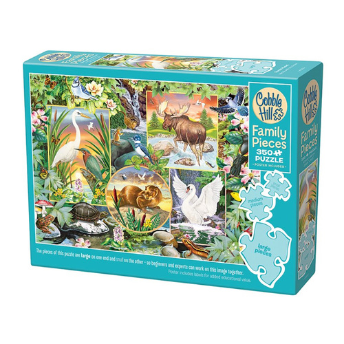 Cobble Hill River Magic Family Pieces Jigsaw Puzzle 350pcs (COB47001)