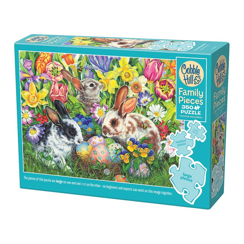 Cobble Hill Easter Bunnies Family Pieces Jigsaw Puzzle 350pcs (COB47009)