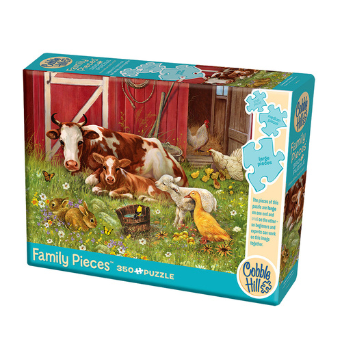 Cobble Hill Barnyard Babies Family Pieces Jigsaw Puzzle 350pcs (COB47026)