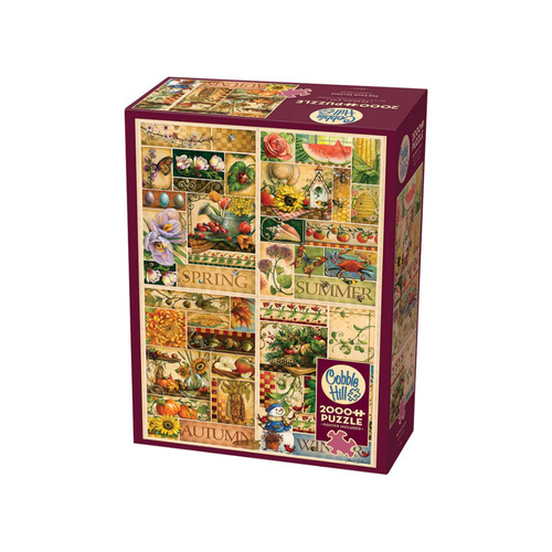 Cobble Hill The Four Seasons Jigsaw Puzzle incl Poster 2000 Pieces (COB49012)