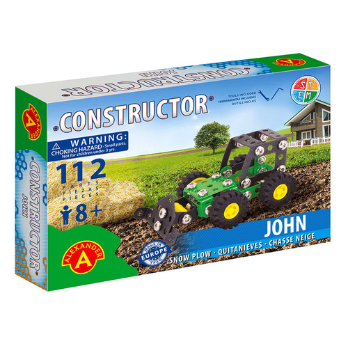 Alexander Constructor John Farm Plow Toy for Ages 8+ 112pcs (CON016048)