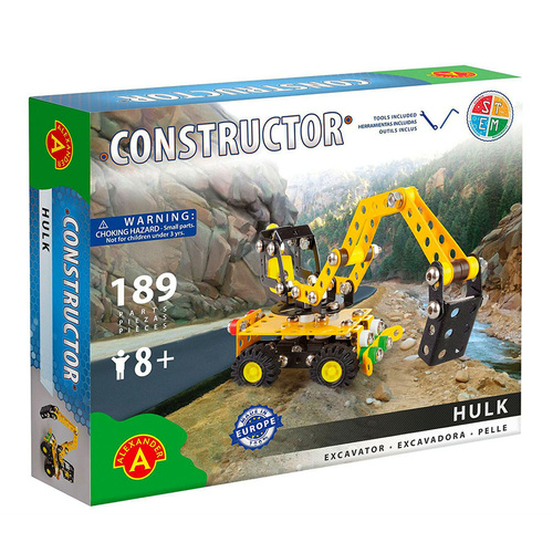 Alexander Constructor Hulk Excavator Toy for Ages 8+ 189pcs (CON016437)