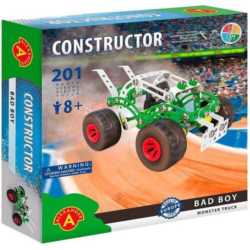 Alexander Constructor Bad Boy Monster Truck Toy for Ages 8+ 201pcs (CON021844)