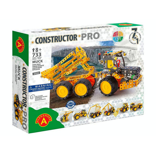 Alexander Constructor Pro 7-In-1 Muck Truck Set Toy 733pcs (CON023251)