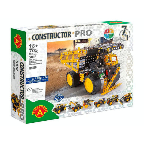 Alexander Constructor Pro 7-in-1 Skip Haul Truck Toy 705pcs (CON023275)