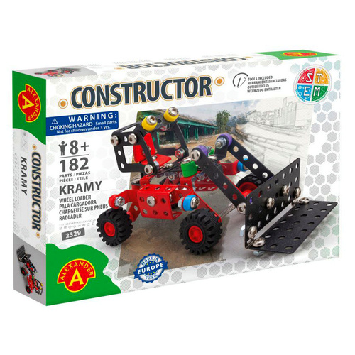 Alexander Constructor Kramy Wheel Loader Toy for Ages 8+ 182pcs (CON023299)