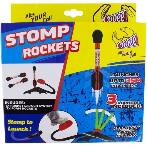 Cooee Stomp Rockets incl Rocket Launcher x1 & Rockets x3 (COO017997)