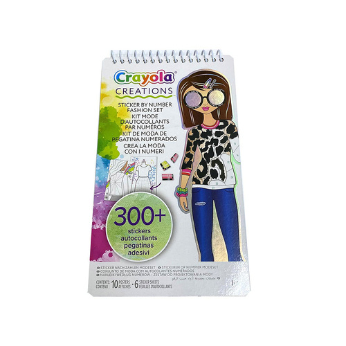 Crayola Creations Sticker by Numbers Fashion Set (CRA04-1163)