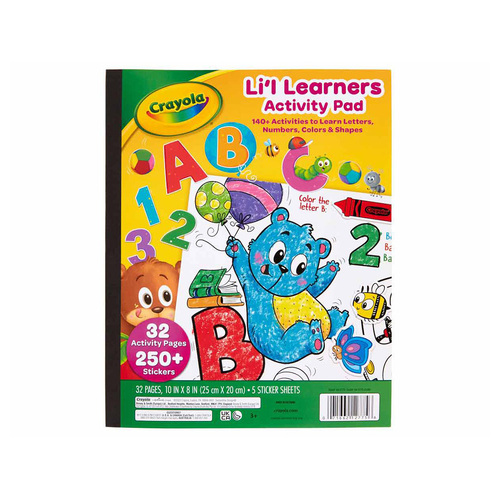 Crayola Lil Learners Actvity Pad Colouring & Sticker Book (CRA04-2775)