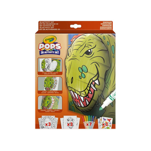 Crayola Pops 3D Activity Set Dinosaurs for Kids (CRA04-2800)