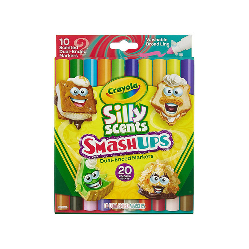 Crayola Silly Scent Smash Ups Dual Ended Markers 10 Pack (CRA58-8342)