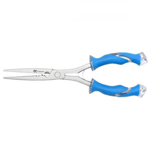 Cuda 10.25" Titanium Bonded Stainless Steel Needle Nose Pliers (CU-18113-002)