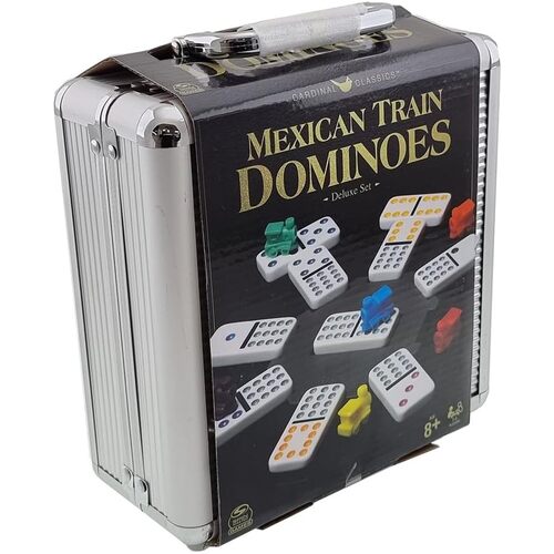 Cardinal Classics Mexican Train Dominoes 2-8 Players Ages 8+ (DOM489765)