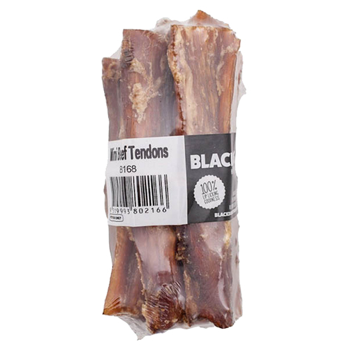 Blackdog Mini Beef Tendons Natural Dog Chew Treats 10 Pack