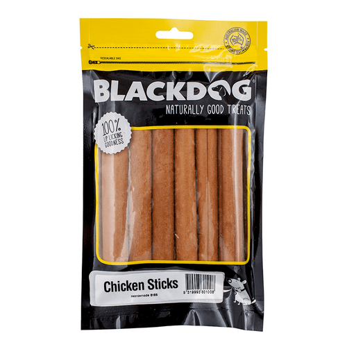 Blackdog Chicken Sticks Natural Dog Tasty Treats 25 Pack