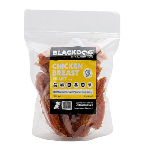 Blackdog Chicken Breast Natural Dog Chew Treats 300g