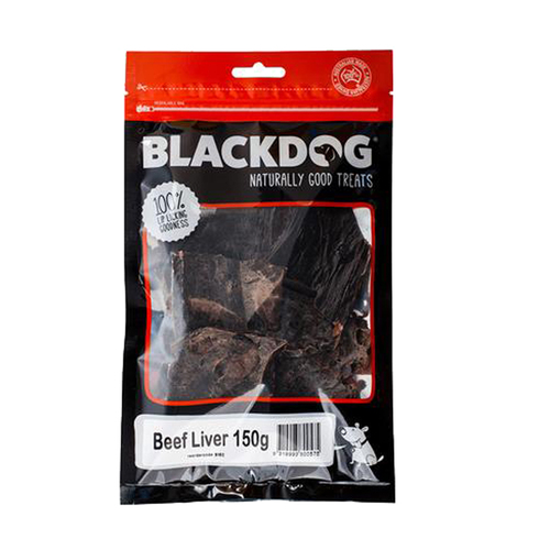 Blackdog Beef Liver Natural Dog Chew Treats 150g