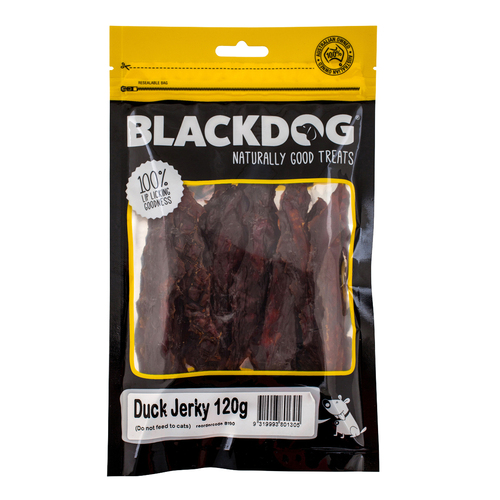 Blackdog Duck Jerky Natural Dog Chew Treats 120g