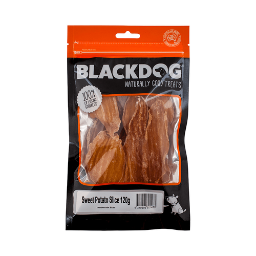 Blackdog Sweet Potato Slice Natural Dog Chew Treats 120g