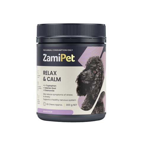 Zamipet Relax & Calm Chewable Dog Supplement 60 Pack