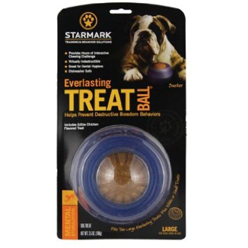 Starmark Everlasting Treat Ball Dog Chew Toy Large