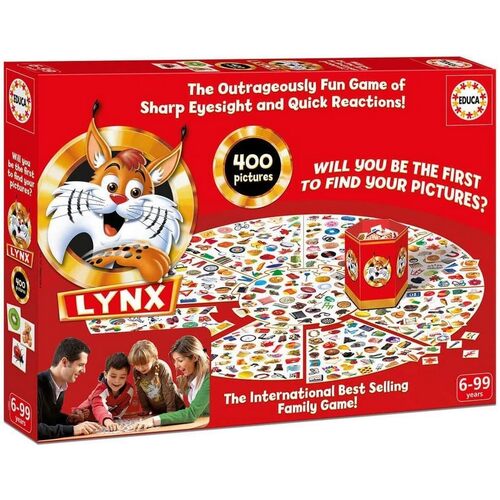 Educa Lynx 400 Pictures Family Board Game for Ages 6-99 (EDU170551)