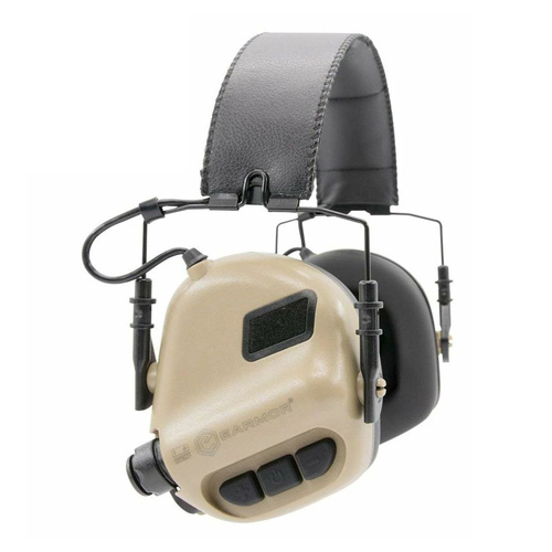 Earmor Premium Electronic Shooting Earmuffs M31 Coyote Tan (ER01887SF-DS)