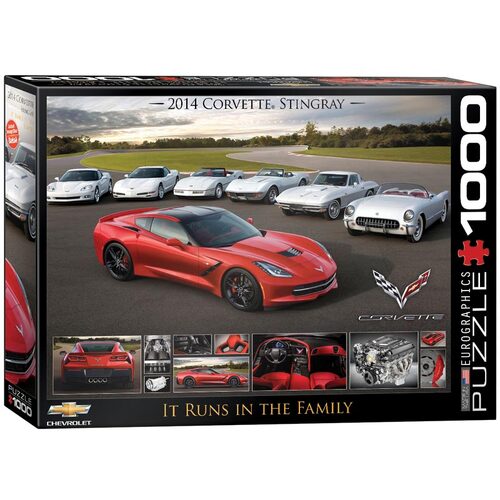 Eurographics Corvette Stringray Jigsaw Puzzle 1000 Pieces (EUR60736)