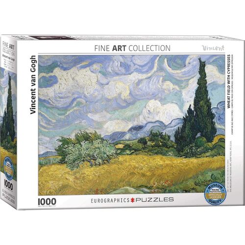 Eurographics Wheat Field with Cypresses Jigsaw Puzzle 1000 Pieces (EUR65307)