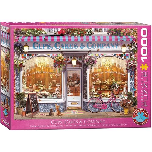 Eurographics Cups Cakes & Company Jigsaw Puzzle 1000 Pieces (EUR65520)