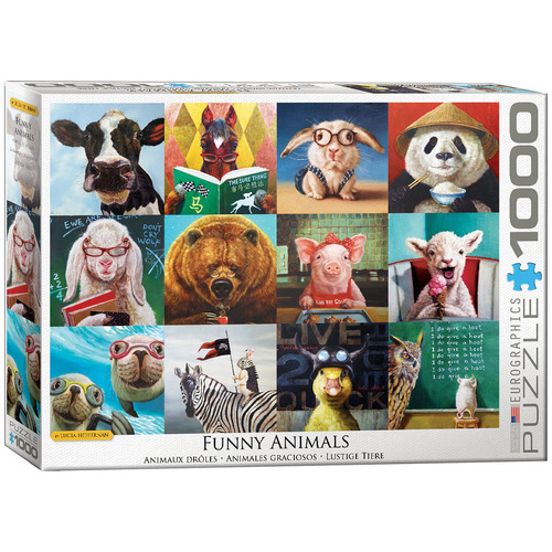 Eurographics Funny Animals Jigsaw Puzzle 1000 Pieces (EUR65524)