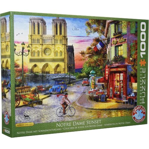 Eurographics Notre Dame Sunset Jigsaw Puzzle 1000 Pieces (EUR65530)