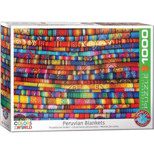 Eurographics Peruvian Blankets Jigsaw Puzzle 1000 Pieces (EUR65535)