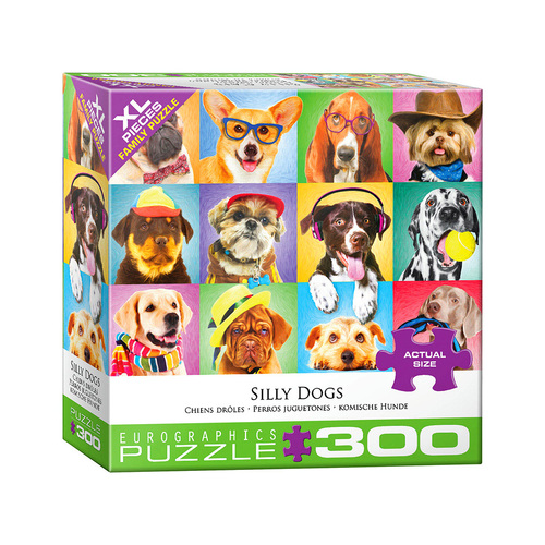 Eurographics Silly Dogs Family Jigsaw Puzzle XL 300 Pieces (EUR65607)