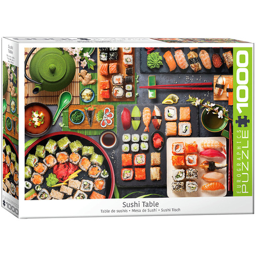 Eurographics Sushi Table Jigsaw Puzzle 1000 Pieces (EUR65618)