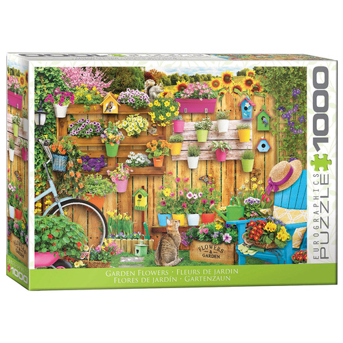 Eurographics Garden Flowers Jigsaw Puzzle 1000 Pieces (EUR65774)