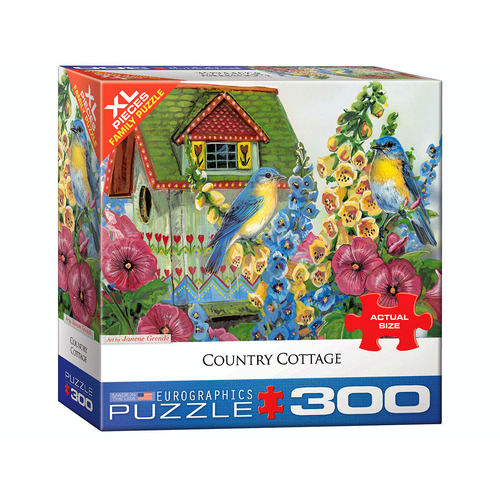 Eurographics Country Cottage Family Jigsaw Puzzle XL 300 Pieces (EUR80603)