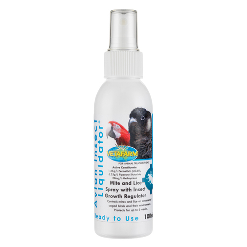 Vetafarm Avian Insect Liquidator Ready to Use Bird Lice Mite 100ml